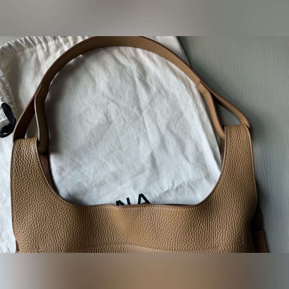 NWT Cuyana Oversized Double Loop Bag in Cappucino - Picture 12 of 17